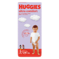 Huggies Ultra Comfort Mega vel. 5 11-25 kg dětské plenky 58 ks