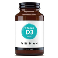 Viridian Vitamin D3 1000 IU  90 kapslí