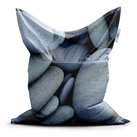 Sedací vak Classic Černé kameny - 200x140 cm