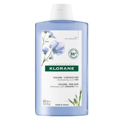 KLORANE Šampon s BIO lnem na jemné vlasy 400 ml