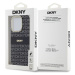 Zadní kryt DKNY PC/TPU Repeat Pattern Tonal Stripe Magsafe pro Apple iPhone 13 Pro, černá