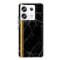 TopQ Kryt STYLE Xiaomi Redmi Note 13 Pro 5G pevný Mramor černo-zlatý 122810