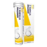 ADDITIVA VITAMIN C ZITRONE 1000MG šumivá tableta 20