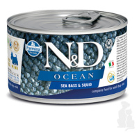 N&D DOG OCEAN Adult Sea Bass & Squid Mini 140g + Množstevní sleva 1+1 zdarma