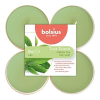 Svíčka čajová vonná Maxi BOLSIUS 8ks Green Tea