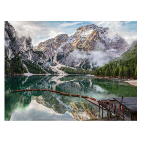 RAVENSBURGER Puzzle Lago di Braies, Itálie 1500 dílků 158188