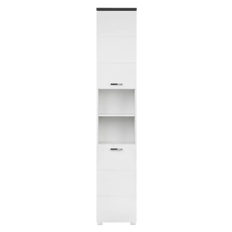 Idea Skříň 2 dveře PRAYA 72 bílá/beton