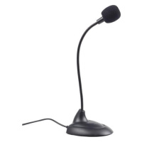 GEMBIRD mikrofon na stůl MIC-205, černý
