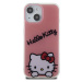 Hello Kitty IML Daydreaming Logo Kryt iPhone 15 růžový