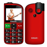 EVOLVEO EasyPhone FM červená