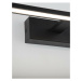 NOVA LUCE nástěnné svítidlo nad zrcadlo MONDRIAN černý hliník a akryl LED 12W 220-240V 3000K IP4