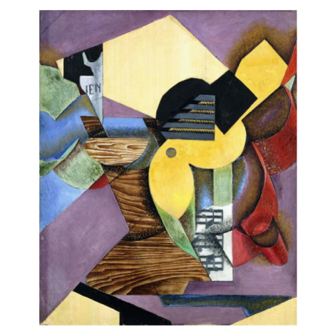 Obrazová reprodukce Guitar, 1913, Gris, Juan, 32.8 × 40 cm