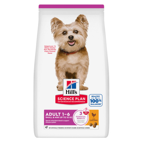 Hill's Science Plan Adult 1-6 Small & Mini Chicken - 6 kg