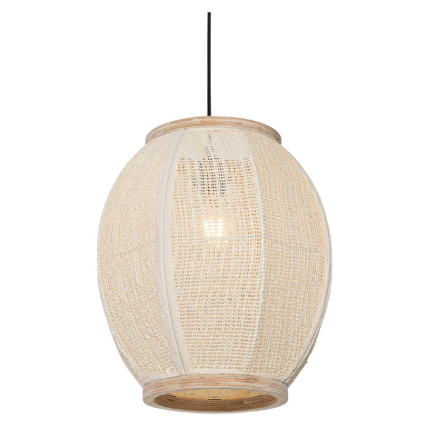 Orientální závěsná lampa natural 35 cm - Rob QAZQA