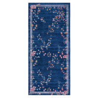 Tmavě modrý koberec běhoun 80x200 cm Amira – Hanse Home