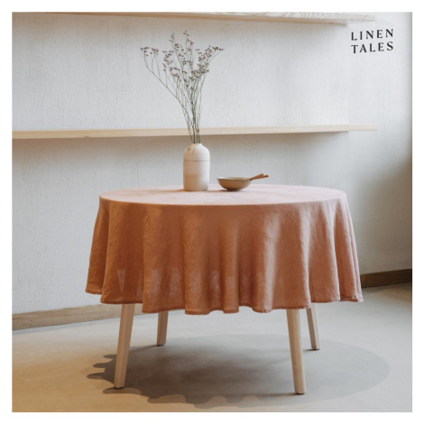 Lněný ubrus ø 180 cm – Linen Tales