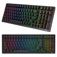 Bezdrátová mechanická klávesnice Royal Kludge Rk98 Brown Switch Rgb