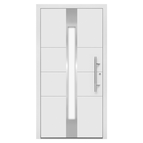 Splendoor Hliníkové vchodové dveře Moderno M560/P, bílé, 110 P