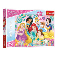 Puzzle TREFL Disney Princess - Šťastný svět princezen 200 dílků