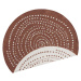 NORTHRUGS - Hanse Home koberce Kusový koberec Twin-Wendeteppiche 103110 terra creme kruh – na ve