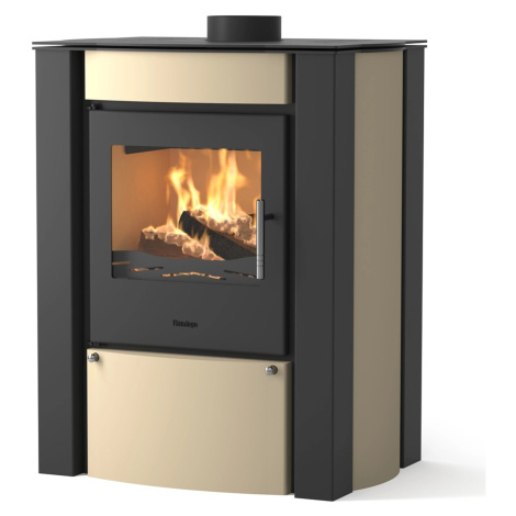 HS Flamingo Krbová kamna AMOS krémová  690 x 855 x 492 mm