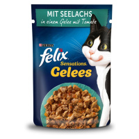 FELIX Sensations želé treska tmavá s rajčetem 26 × 85 g