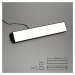 Briloner LED nástěnná stěrka Muro S, CCT, RGB, stmívatelná, černá