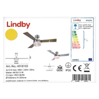 Lindby Lindby - Stropní látor ALVIN 2xE14/40W/230V