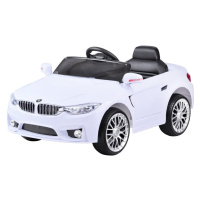 mamido Dětské elektrické autíčko BETA bílé