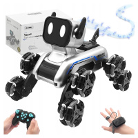 Dálkově Ovládaný Robot Pes 8WD Terénní S Led Ohebnými Končetinami