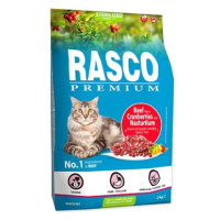 Rasco Premium Granule Sterilized hovězí s brusinkou a lichořeřišnicí 2 kg