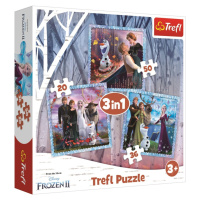 Puzzle Ledové království 2 Kouzelný příběh 3v1