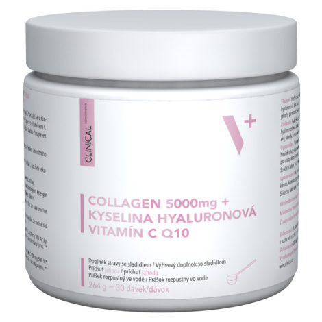 Clinical Collagen 5000 mg + kyselina hyaluronová + vitamin C & Q10 264 g