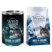 Wild Freedom 12 x 400 g + granule 400 g za skvělou cenu - Clear Lakes - Pstruh a kuře + Adult "V