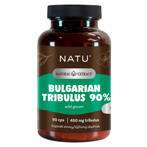 NATU Natural Extract, Bulharský kotvičník (Tribulus) extrakt 90 % saponinů 90 kapslí