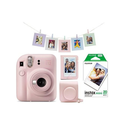 Fujifilm Instax Mini 12 Pink + Mini 12 ACC kit + 2x10 film