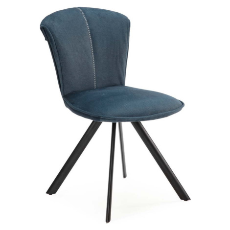 Tmavě modré jídelní židle v sadě 2 ks Simbra – Marckeric