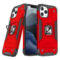 Wozinsky Ring Armor iPhone 14 Pro obrněné pouzdro magnetický držák kroužek červený