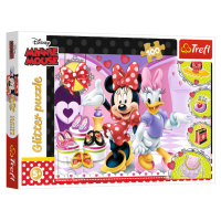 TREFL Puzzle 100 Glitter - Minnie a třpytky