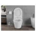 MEXEN/S Rico Závěsná WC mísa Rimless včetně sedátka s slow-slim, Duroplast, bílá 30720400