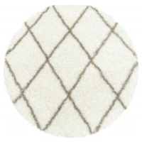 Ayyildiz koberce Kusový koberec Alvor Shaggy 3401 cream kruh Rozměry koberců: 160x160 (průměr) k