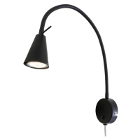 Briloner Nástěnné svítidlo LED Tusa, nástěnný prvek, černá barva