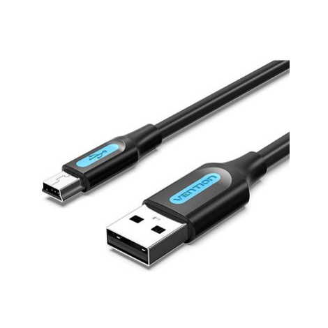 Vention Mini USB (M) to USB 2.0 (M) Cable 3M Black PVC Type