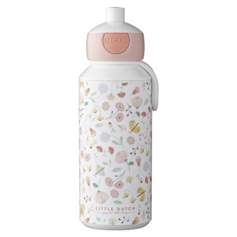 Dětská lahev v bílé a světle růžové barvě 400 ml – Mepal Rosti Mepal