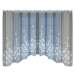 Dekorační žakárová záclona s řasící páskou MARSHALA 160 bílá 300x160 cm MyBestHome