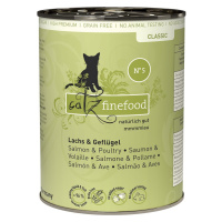 Catz finefood Classic N° 5 – losos a drůbež 6 × 400 g