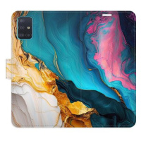 iSaprio Flip pouzdro Colourful Marble pro Samsung Galaxy A51