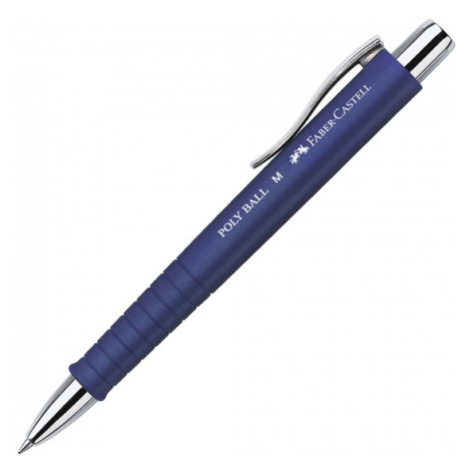 Kuličkové pero Faber-Castell POLY BALL M, modrá