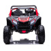 mamido Elektrické autíčko Buggy UTV Strong 24V nafukovací kola červené