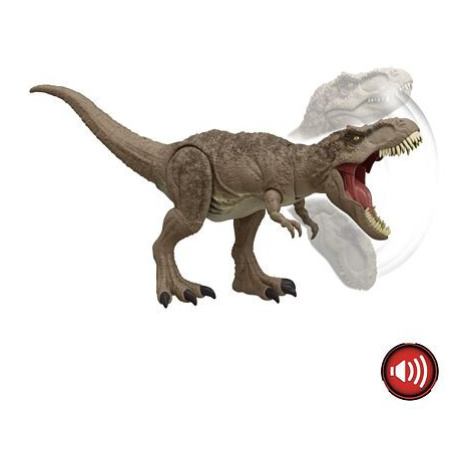 Mattel Jurassic World Zběsilý útok T-Rexe se zvuky